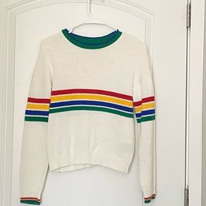 Urban Outfitters Rainbow Sweater